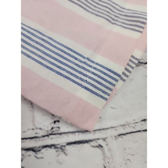 Vintage Tommy Hilfiger Shirt Mens Medium Crest Striped Short Sleeve Button Up - Picture 4 of 7